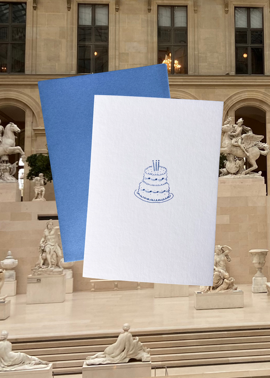 birthday cake card