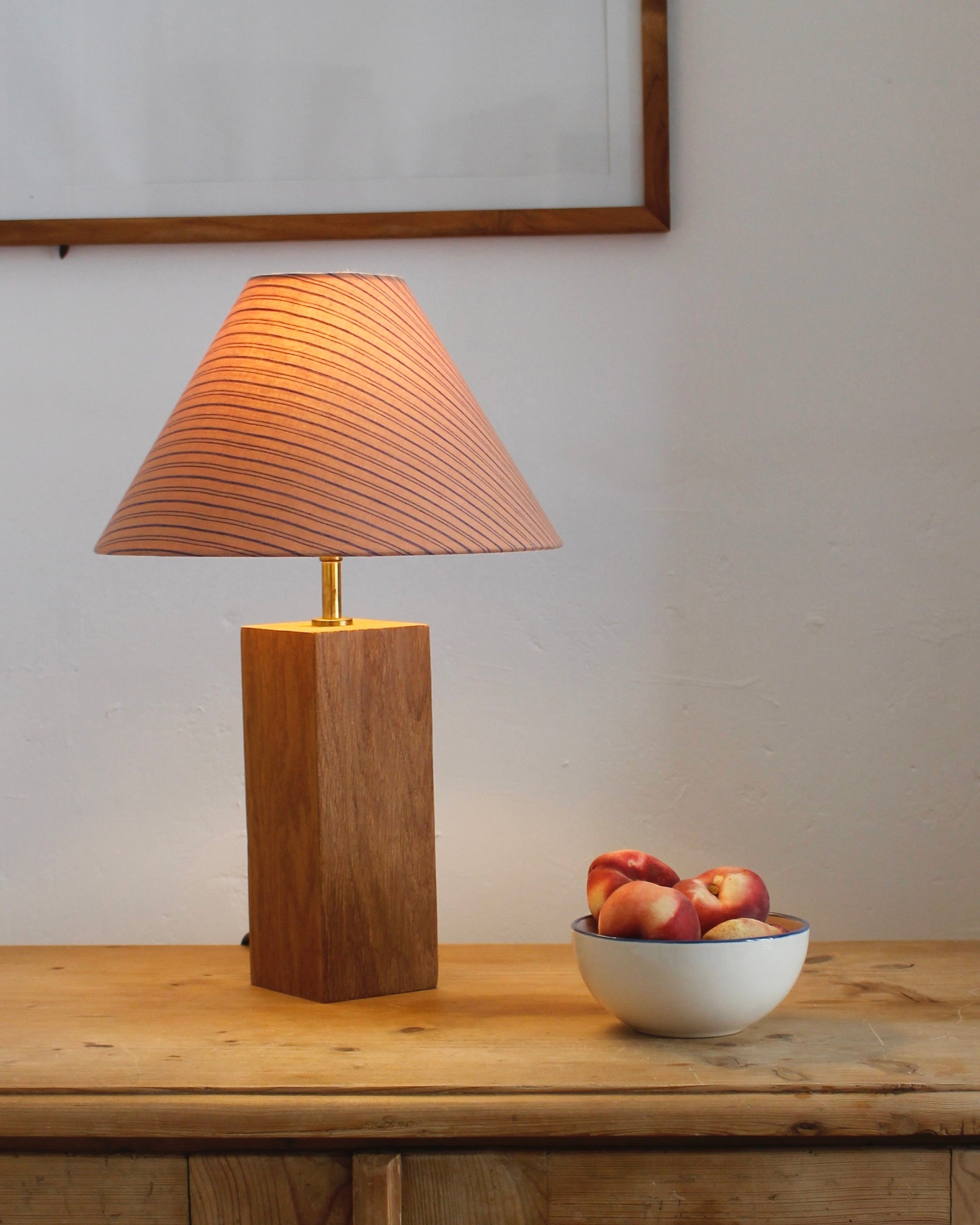 Daphne cone pink table lampshade