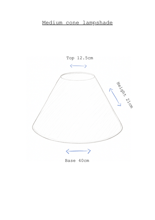 Beatrix cone lampshade