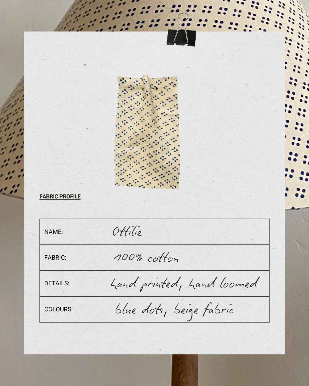 Ottilie cone lampshade