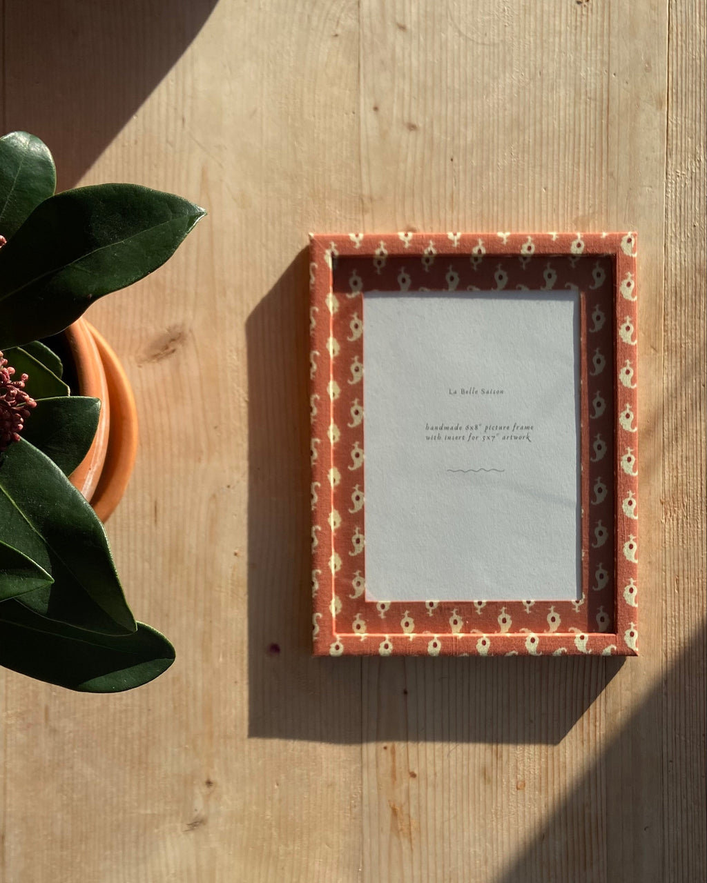 Handmade paisley 6x8 photo frame - limited edition