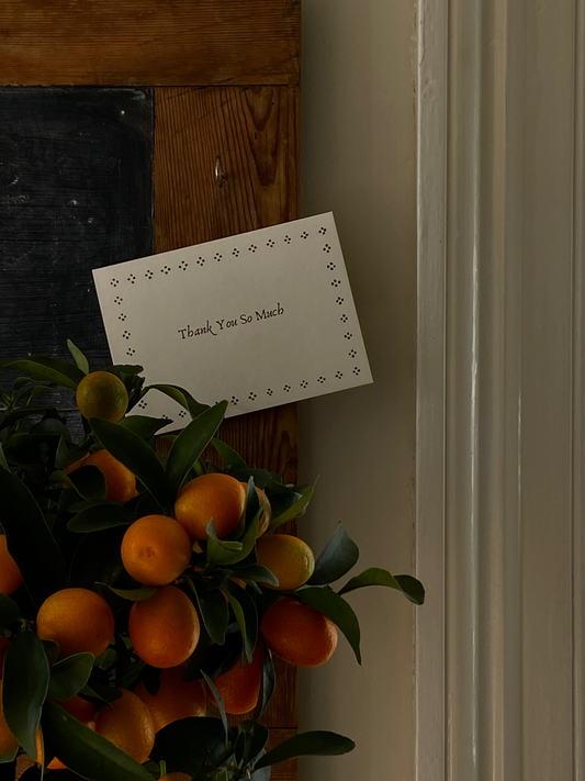 Thank you  Card